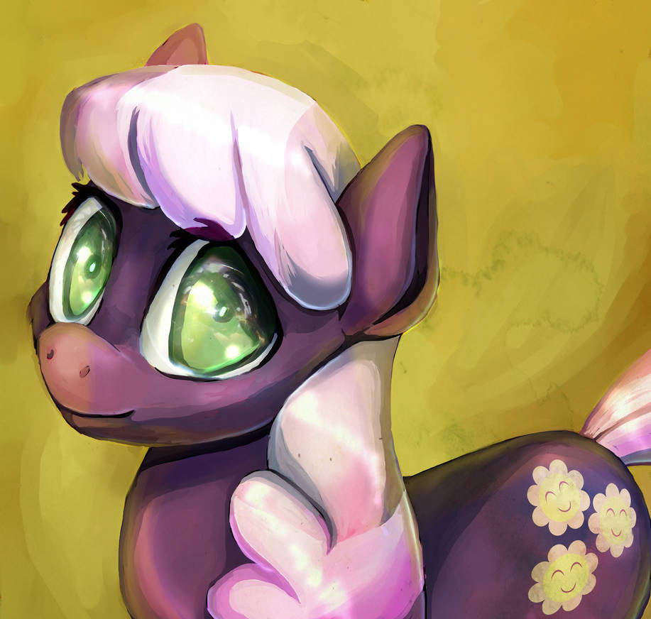 Cheerili Cheerilee Portrait by mywatercolorheart on DeviantArt