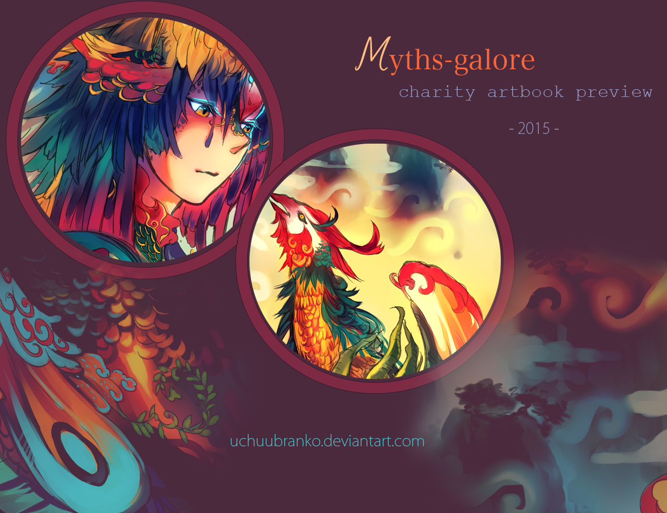 Myths-Galore charity artbook preview