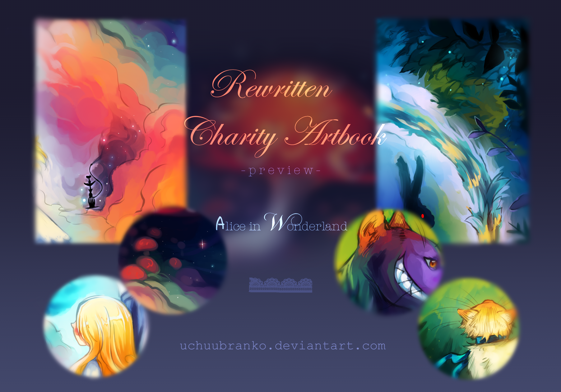 Rewritten Charity Artbook Preview