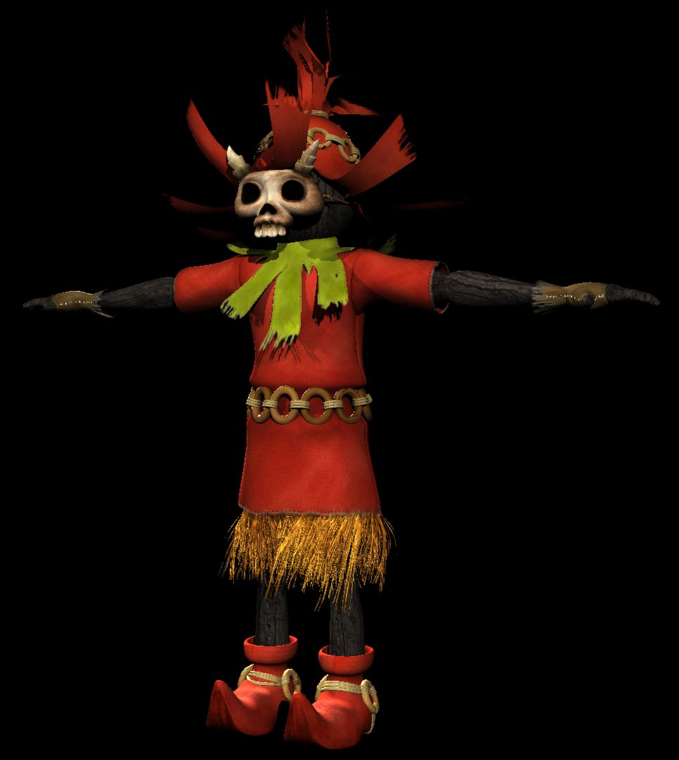 Skull Kid Character WIP