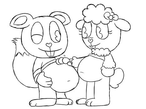 Bv And Lammy Stuffed ( AT )