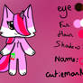 Ref picture for Cherry (my oc)