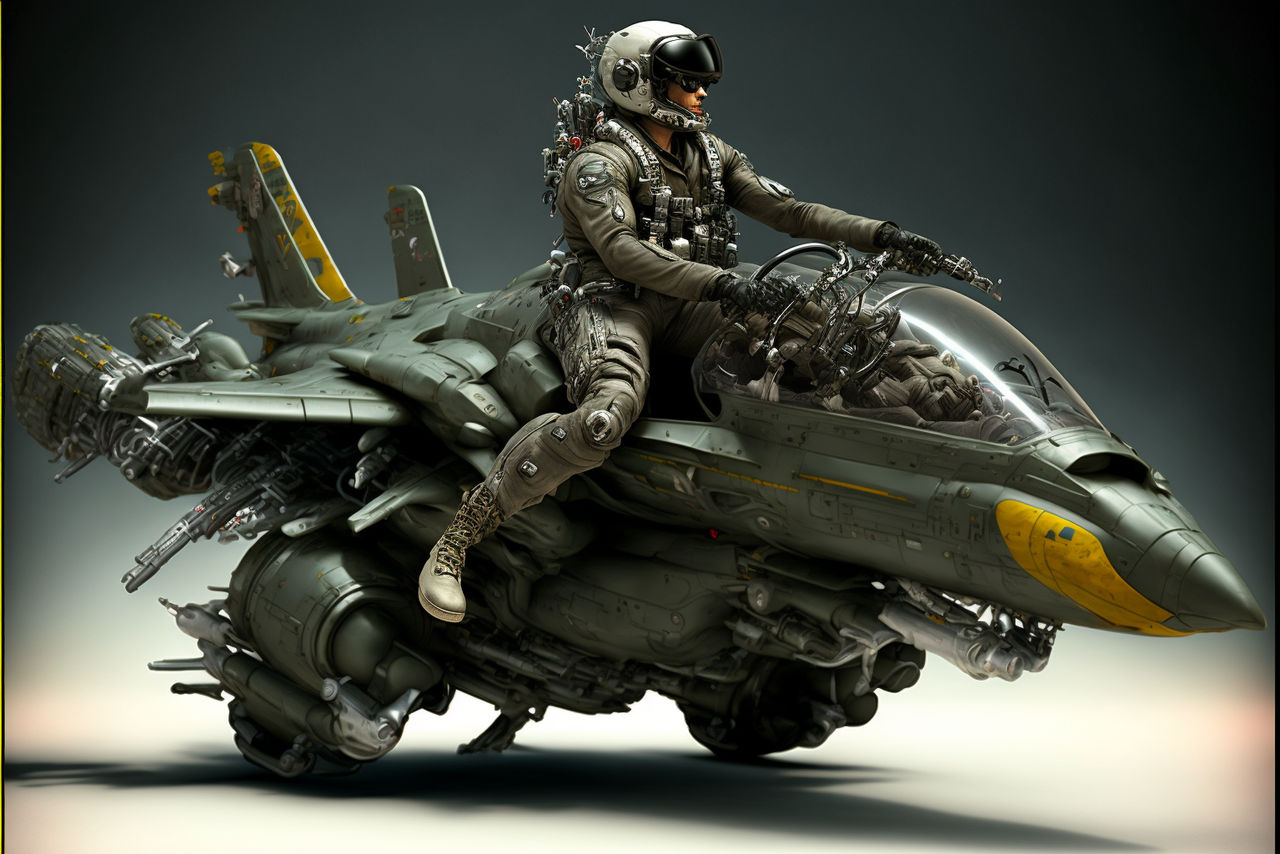 SundayGold : military custom-designed jet bike by sundaygold on DeviantArt