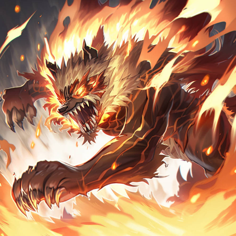 Fire Wolf by NWAwalrus on DeviantArt