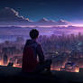 Sano Looking Over Fantasy City 5