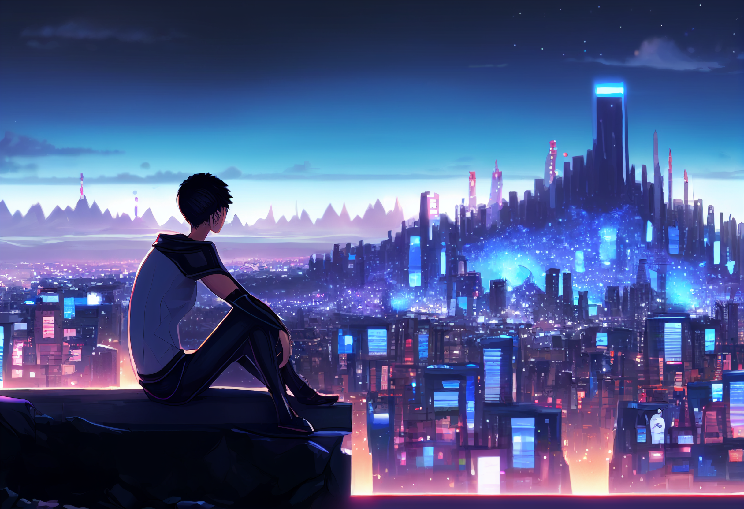 Sano and Massive Cyberpunk City by NWAwalrus on DeviantArt