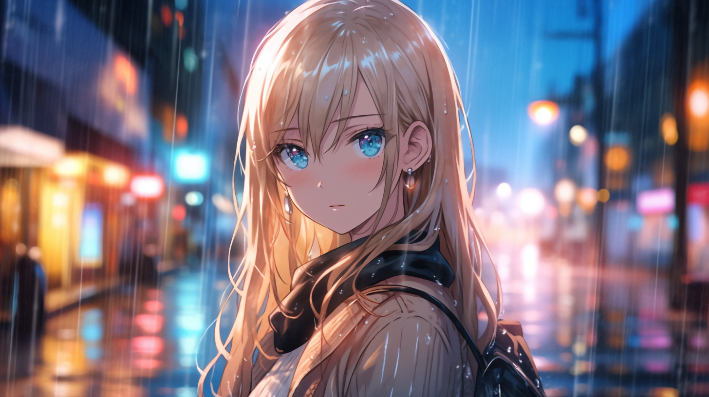 Cute Anime Girl Beautiful Background Wallpaper 2 by NWAwalrus on