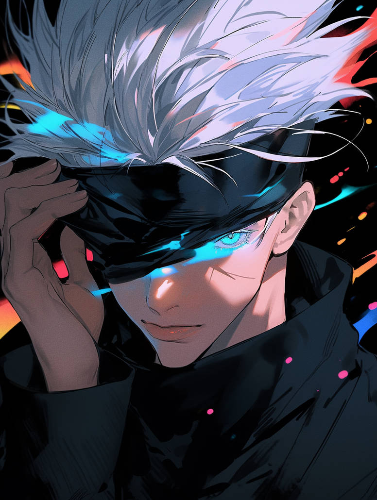 Gojo Send Off Gojo Taking off Blindfold by NWAwalrus on DeviantArt