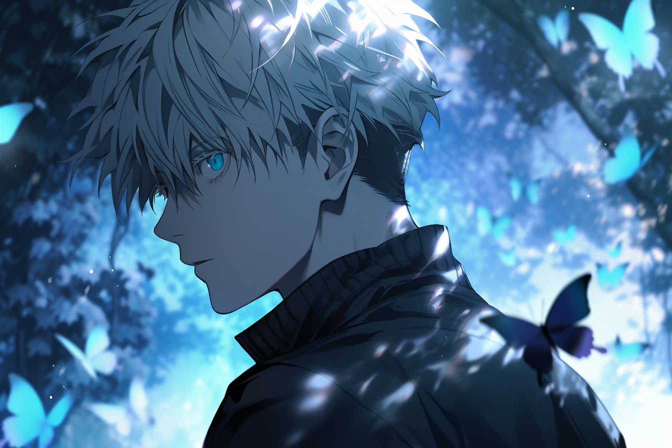 Gojo Robe Blue Gojo Blue Background by NWAwalrus on DeviantArt
