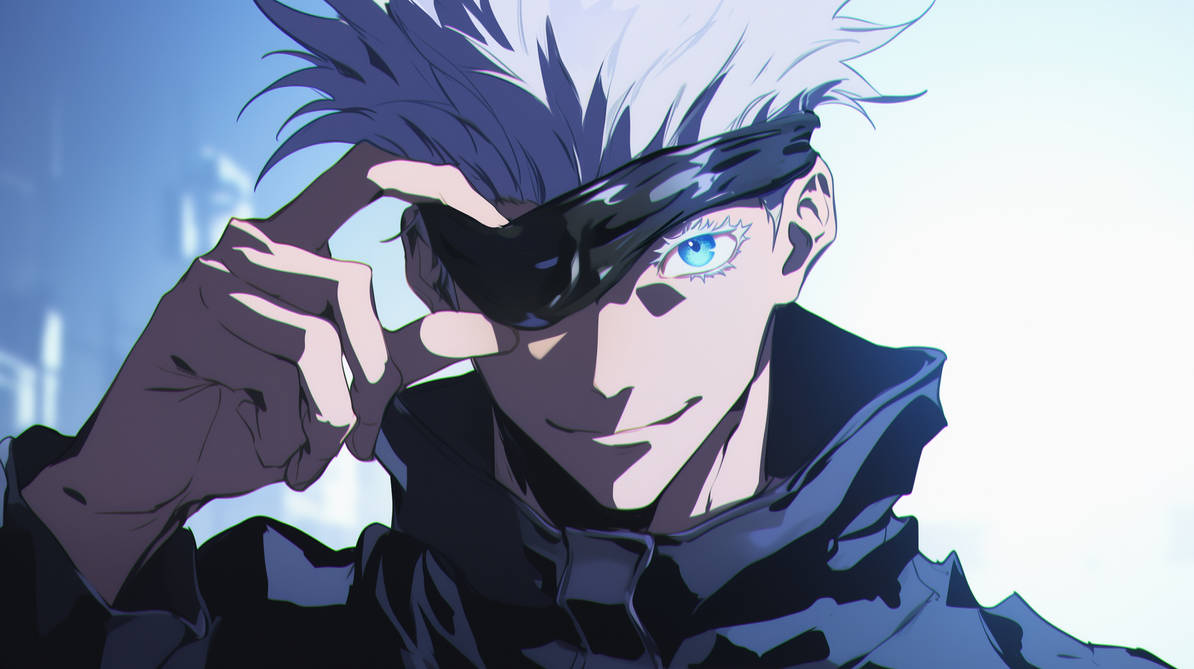 Gojo Riping Off Mask Gojo Taking off Blindfold by KuramochiKomix on DeviantArt