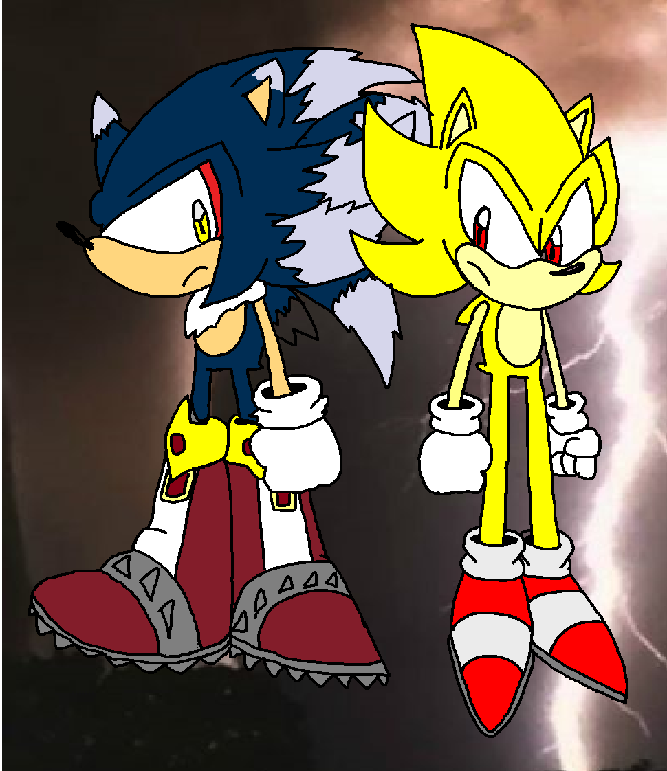 Difference of Canon and Fanon: Dark Sonic by justinpritt16 on DeviantArt