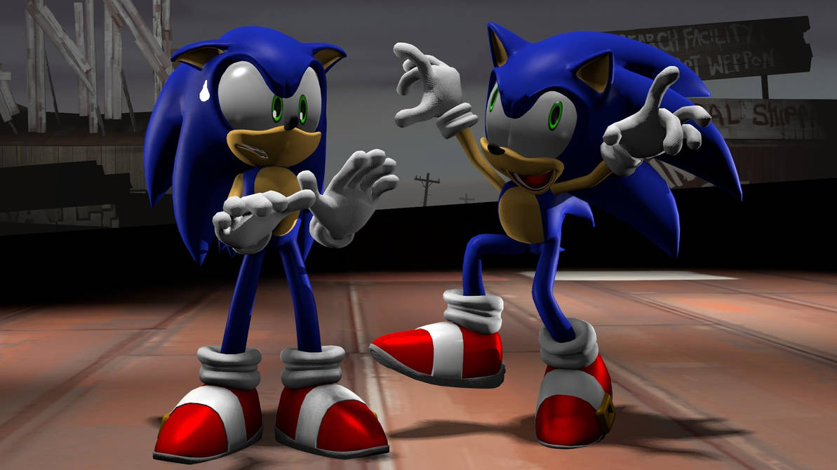 Sonic Meets Derpy Sonic by AngryGermanKidoble on DeviantArt