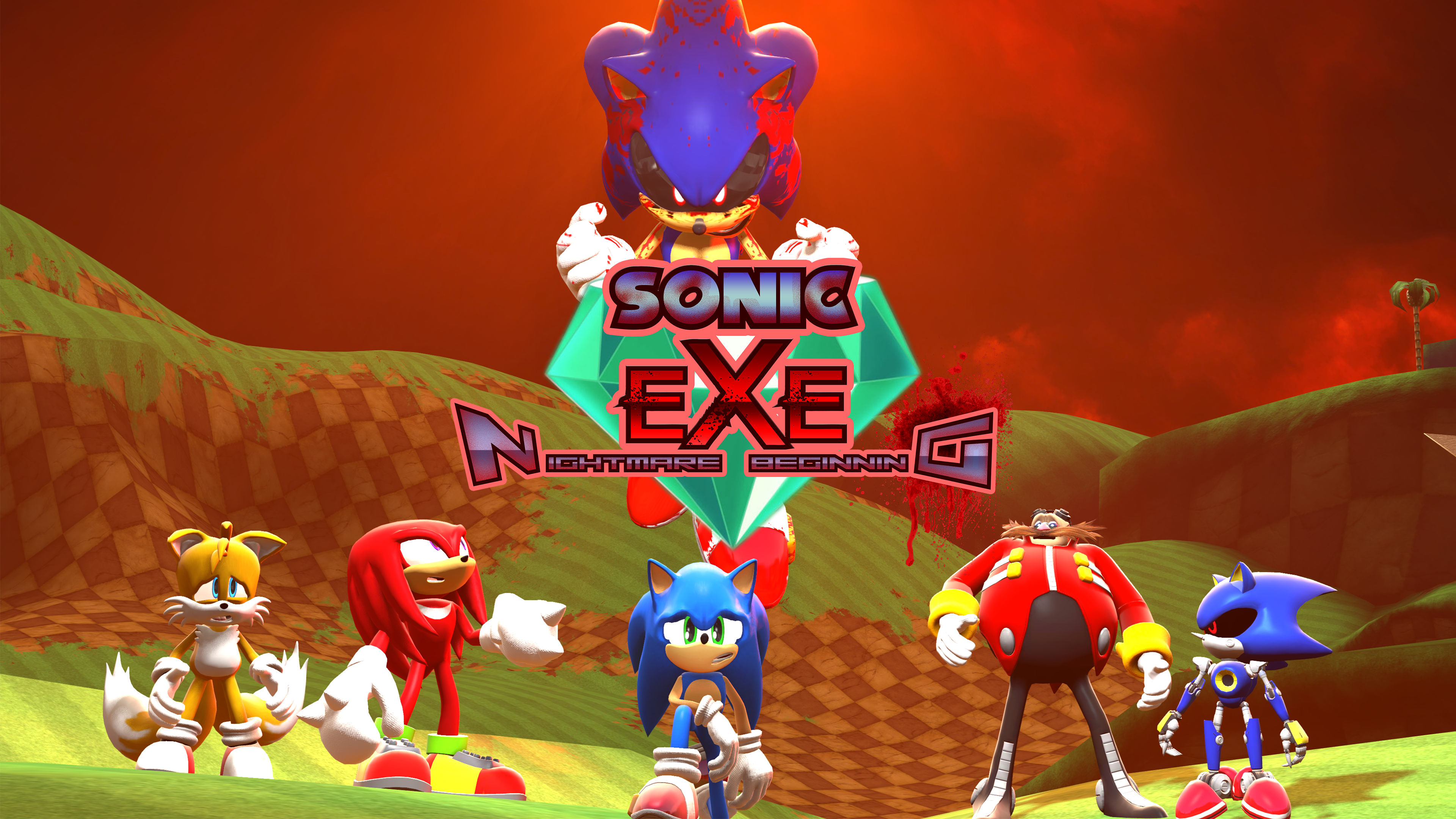 Sonic vs Sonic.exe (Animation) EP 3: Fleetway Arrives 