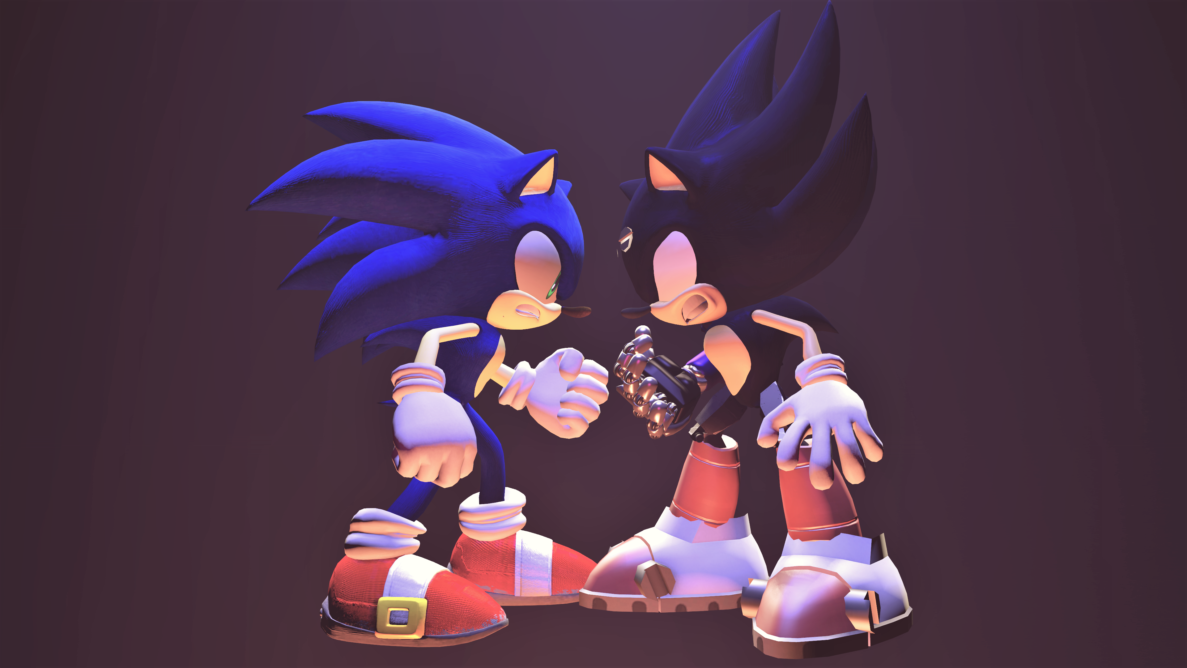 Sonic X - Sonic vs Shadow by 64smashmaster3ds on DeviantArt