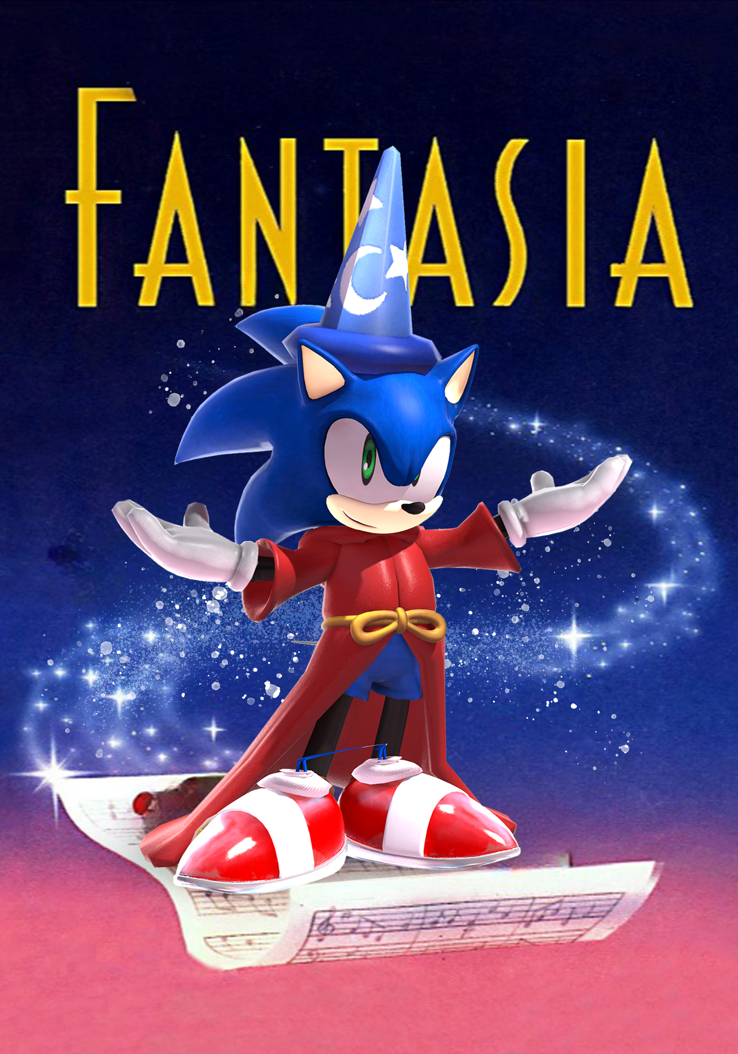 SFM/Sonic/Disney] Fantasia But It's Sonic by AngryGermanKidoble on