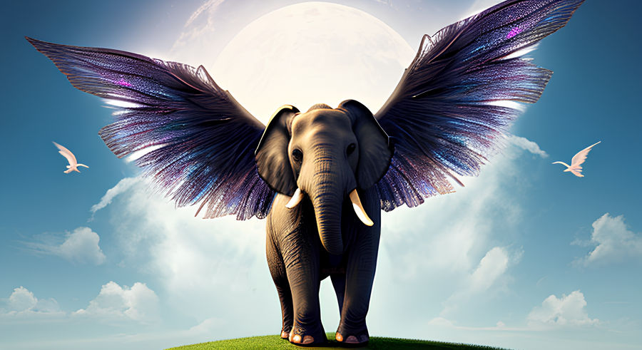 Flying Elephant by MasterEroan on DeviantArt