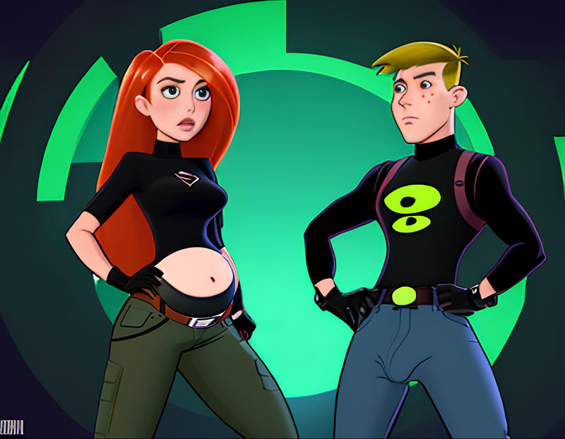 Kim Possible and Ron Stoppable by MasterEroan on DeviantArt
