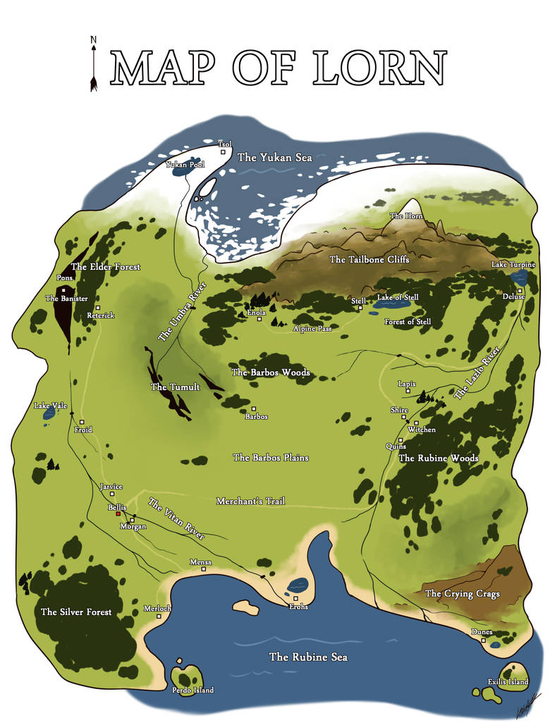 Map of Lorn by Susiron on DeviantArt