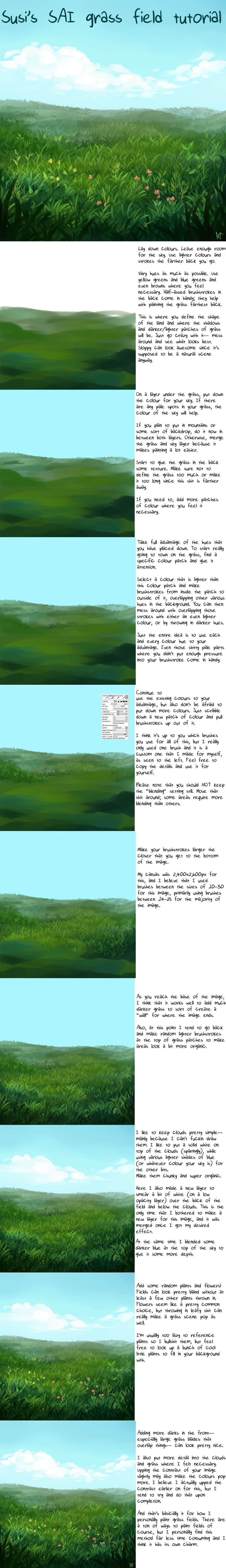 SAI Grass Field Tutorial