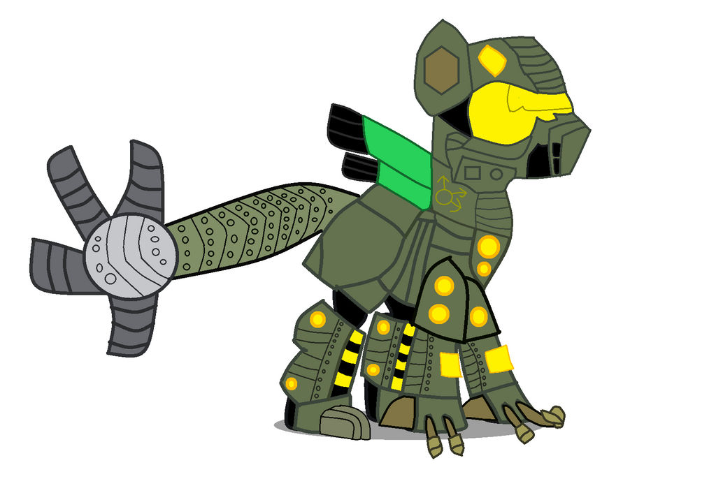 Alien titanium 90b power armor remake with jetpack by Digigex90 on ...