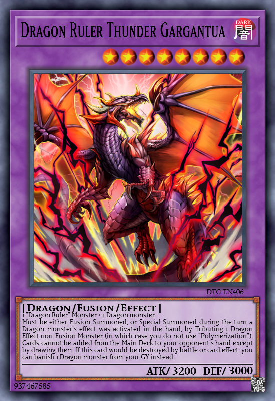 Dragon Ruler Thunder Gargantua by Digigex90 on DeviantArt