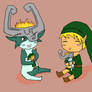 little Link and Midna