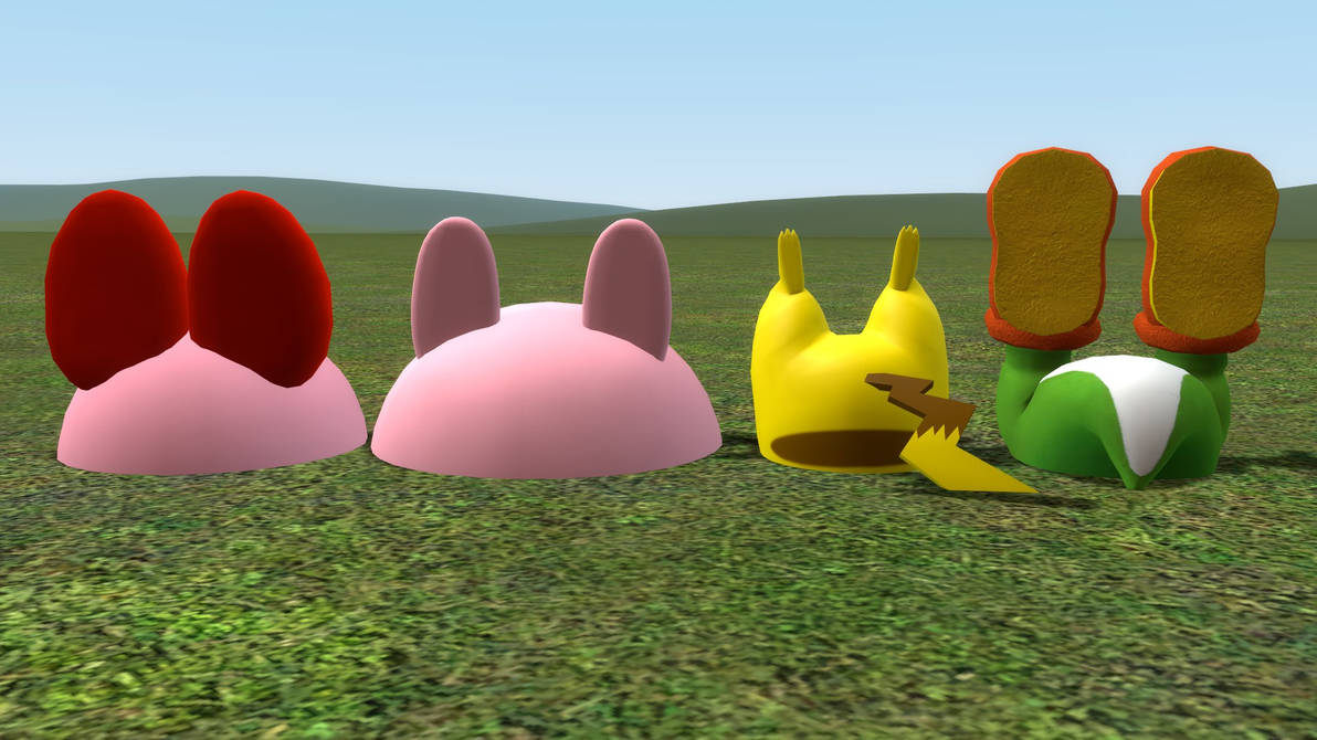 Kirby Jigglypuff Pikachu Yoshi Buried Upside Down By PickleNick95 On kirby-jigglypuff-pikachu-yoshi-buried-upside-down-by-picklenick95-on