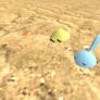 Chikorita and Mudkip Submerging in Quicksand (3)