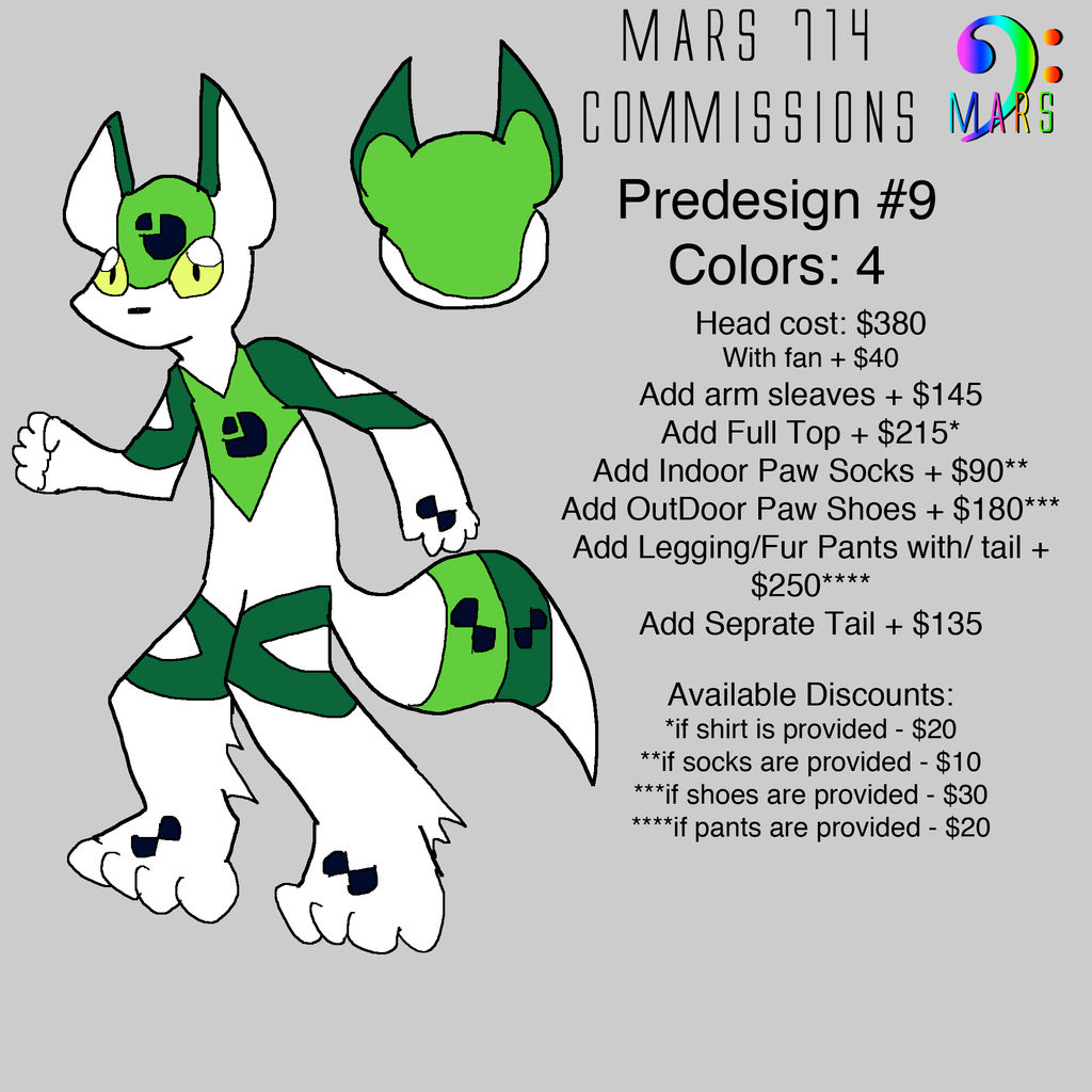 PreDesign Costume/Fursuit #9