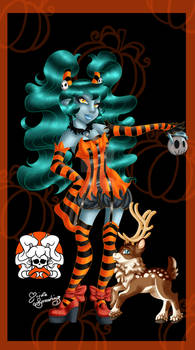 Monster High OC: Aisling Skellington- Detailed