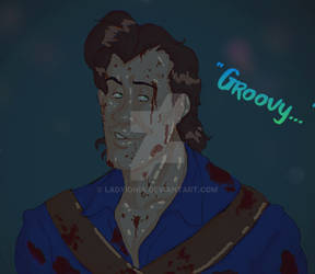 Peter Venkman? No its Ash! by LadyIonia