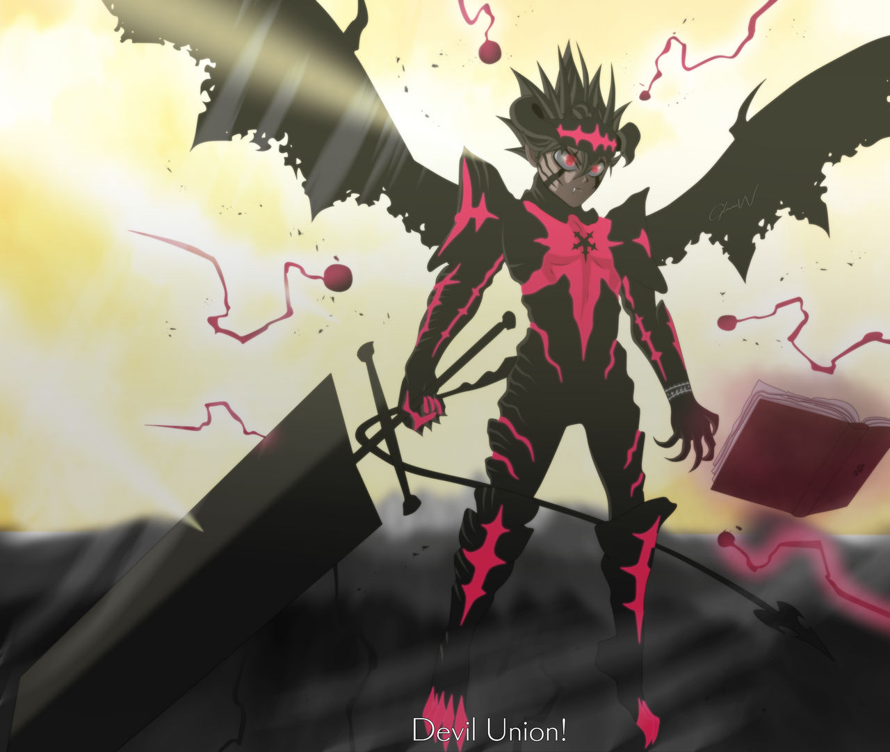 pix Asta Devil Union Colored black clover asta devil union by