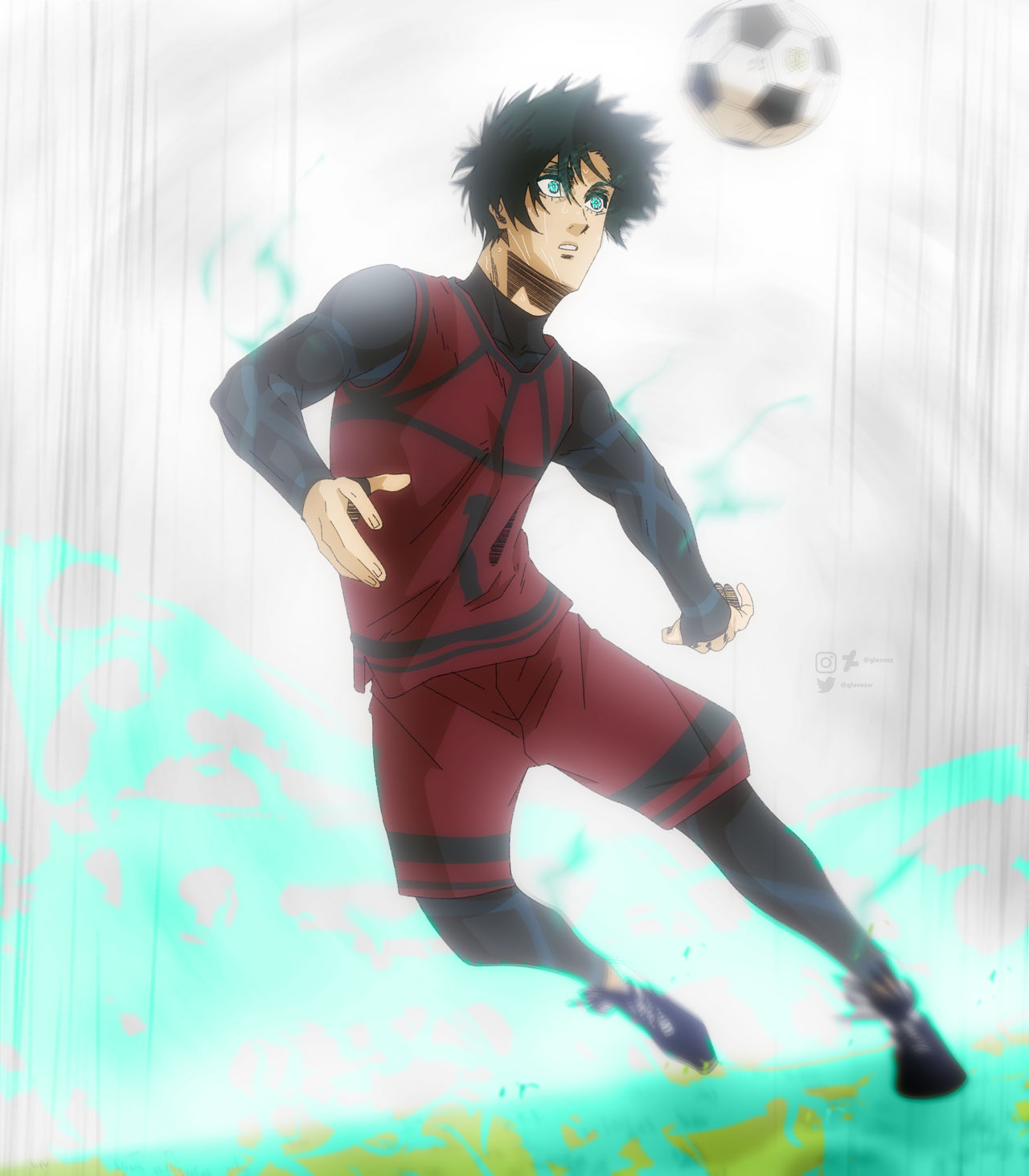 Blue Lock | Itoshi Rin by Glavezz on DeviantArt