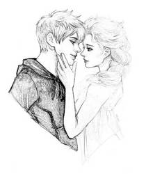 Jack Frost and Elsa