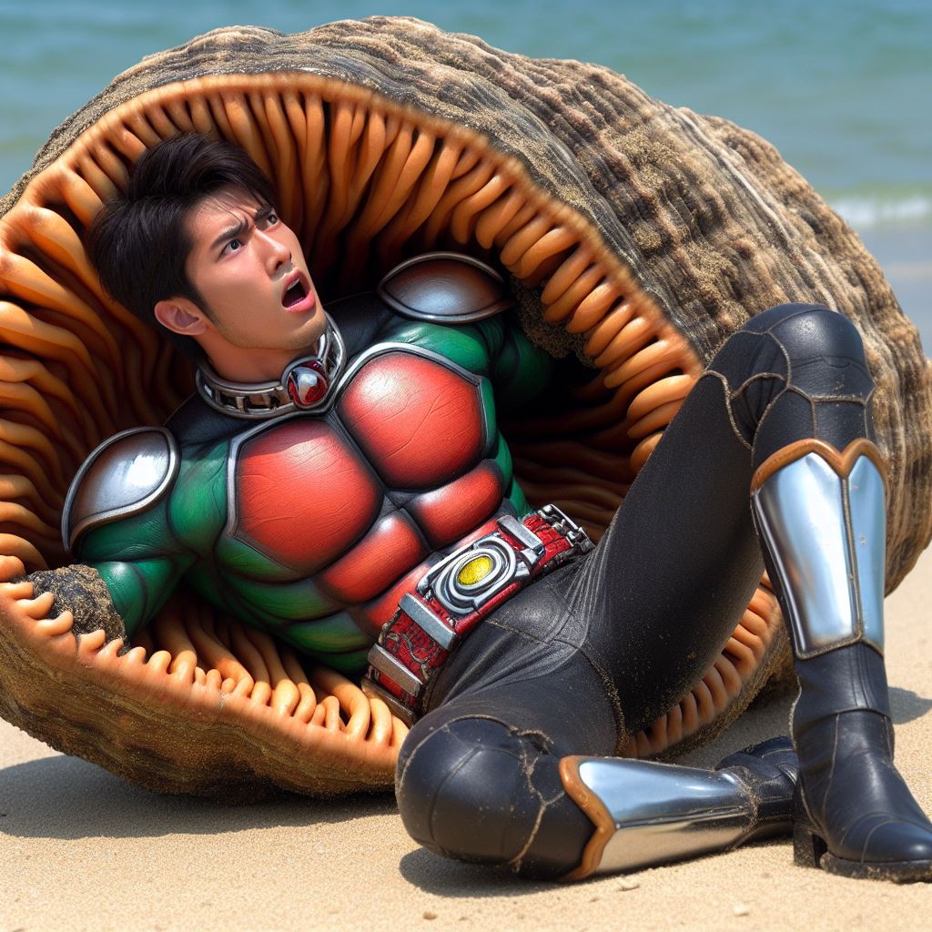 Shell Monsters Kamen Rider Engulfed by a Shell Monster 3 by shalnarky12 on DeviantArt