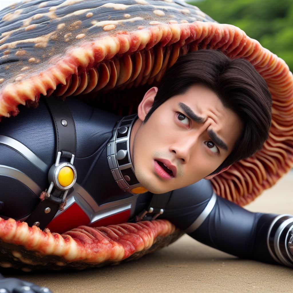 Kamen Rider Engulfed by a Shell Monster 4 by shalnarky12 on DeviantArt
