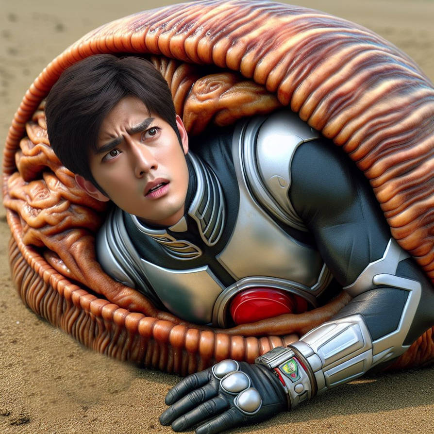 Kamen Rider Engulfed by a Shell Monster 8 by shalnarky12 on DeviantArt