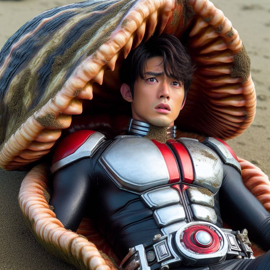 Kamen Rider Engulfed by a Shell Monster 9 by shalnarky12 on DeviantArt