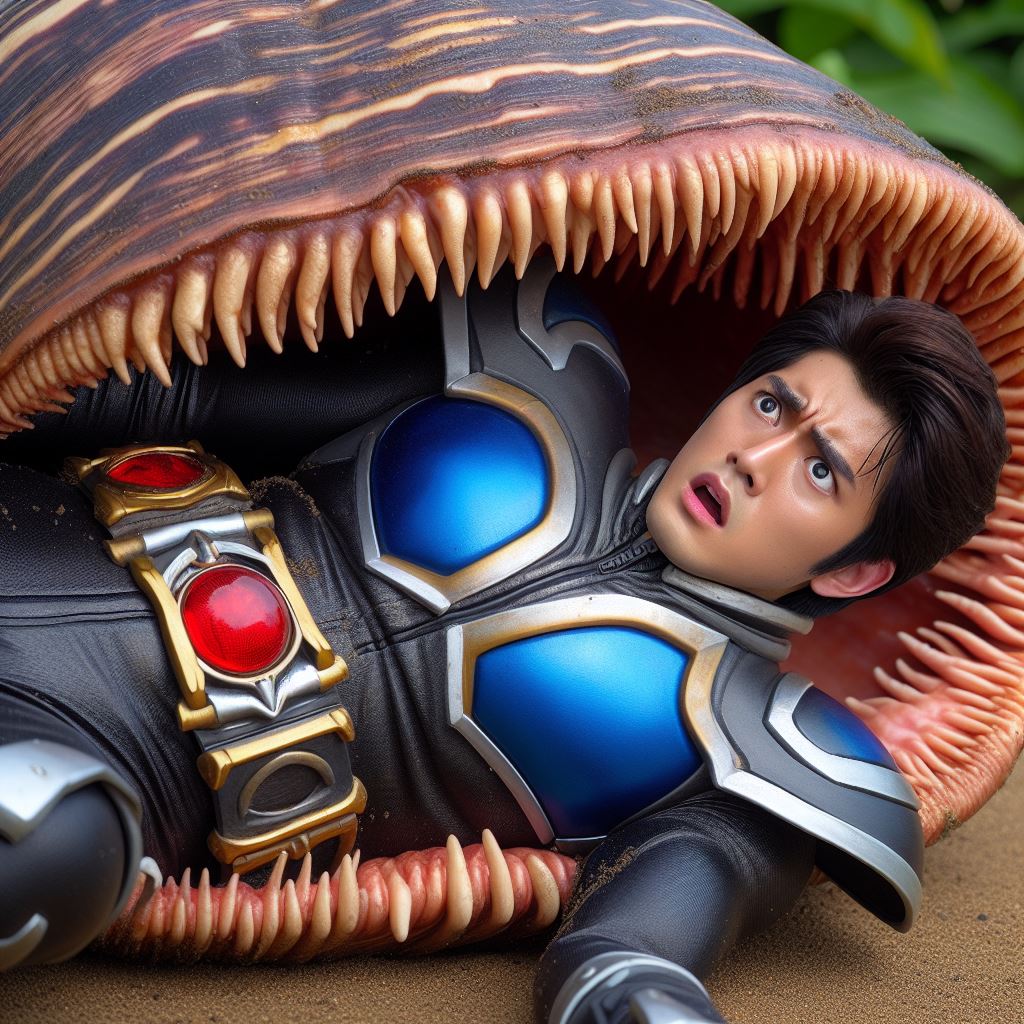 Kamen Rider Engulfed by a Shell Monster 10 by shalnarky12 on DeviantArt