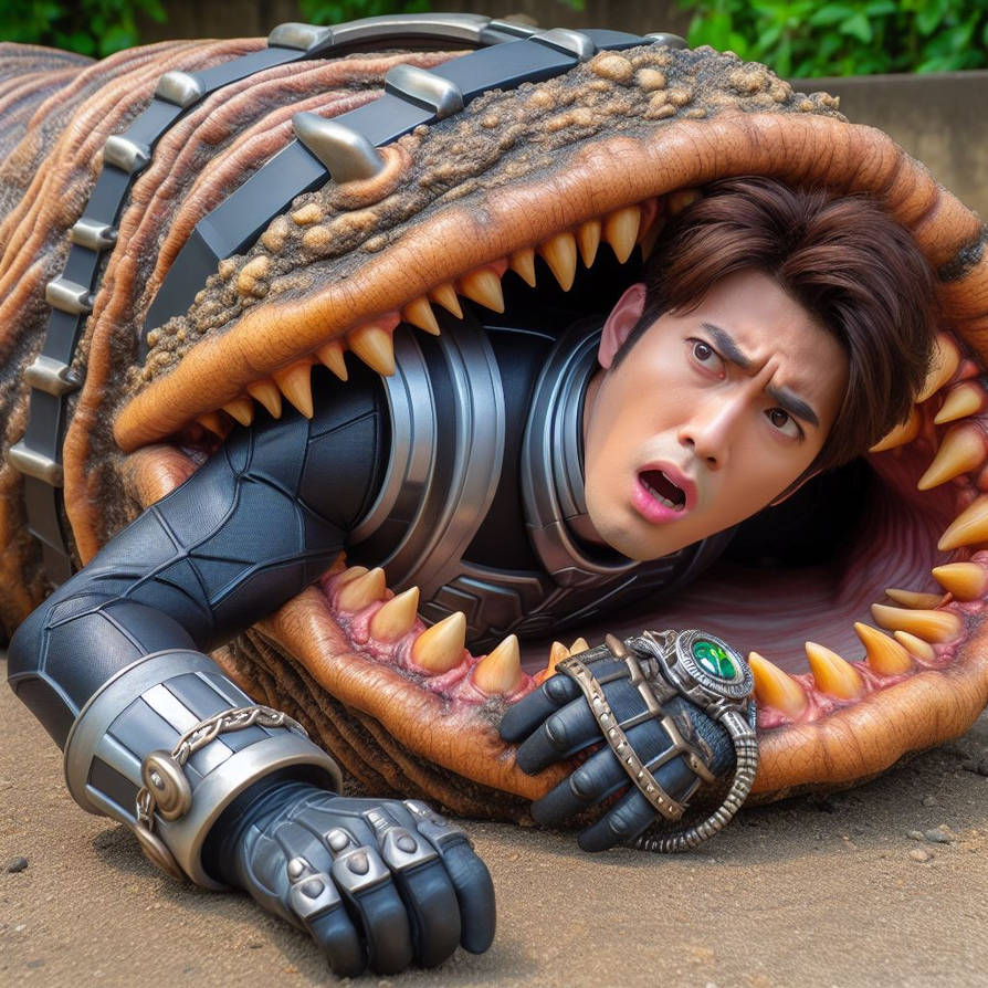 Kamen Rider Engulfed by a Shell Monster 16 by shalnarky12 on DeviantArt