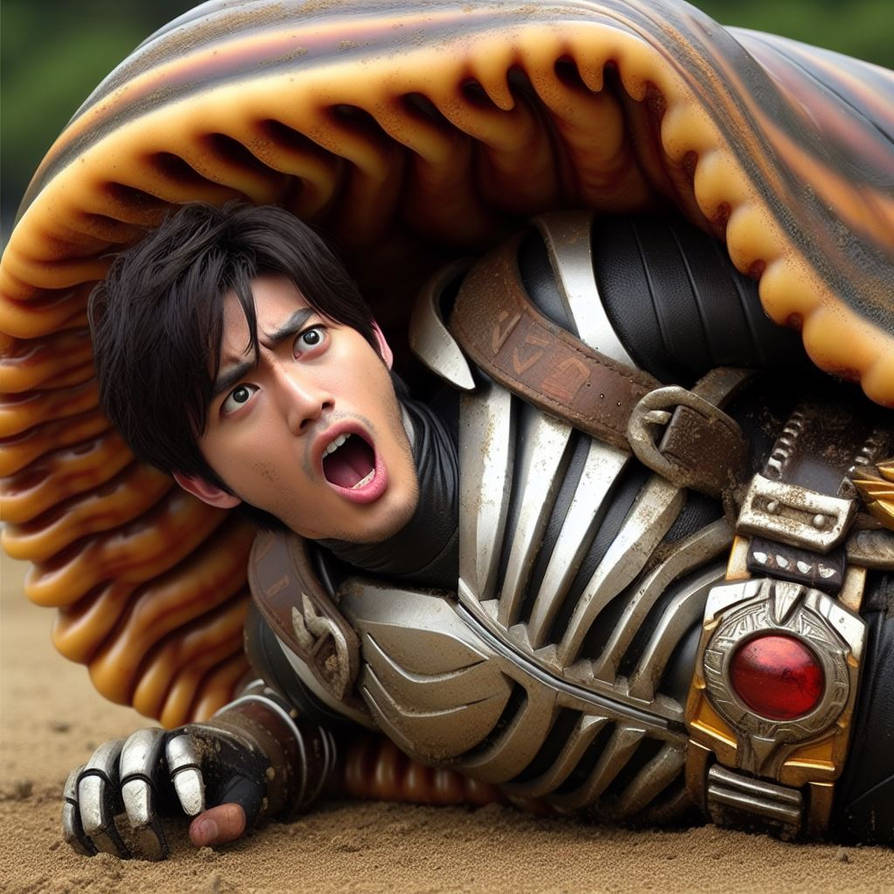 Kamen Rider Engulfed by a Shell Monster 18 by shalnarky12 on DeviantArt
