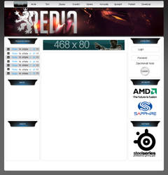 Redia Gaming web template