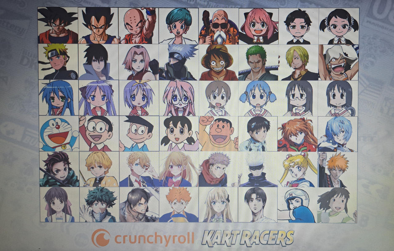 Cruccy Racing Crunchyroll Kart Racers (or Anime All Stars Racing by MarioKirby2020 on ...