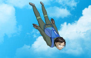 Hiroki skydiver