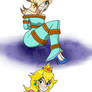 Princesses Rosalina and Peach prisoners