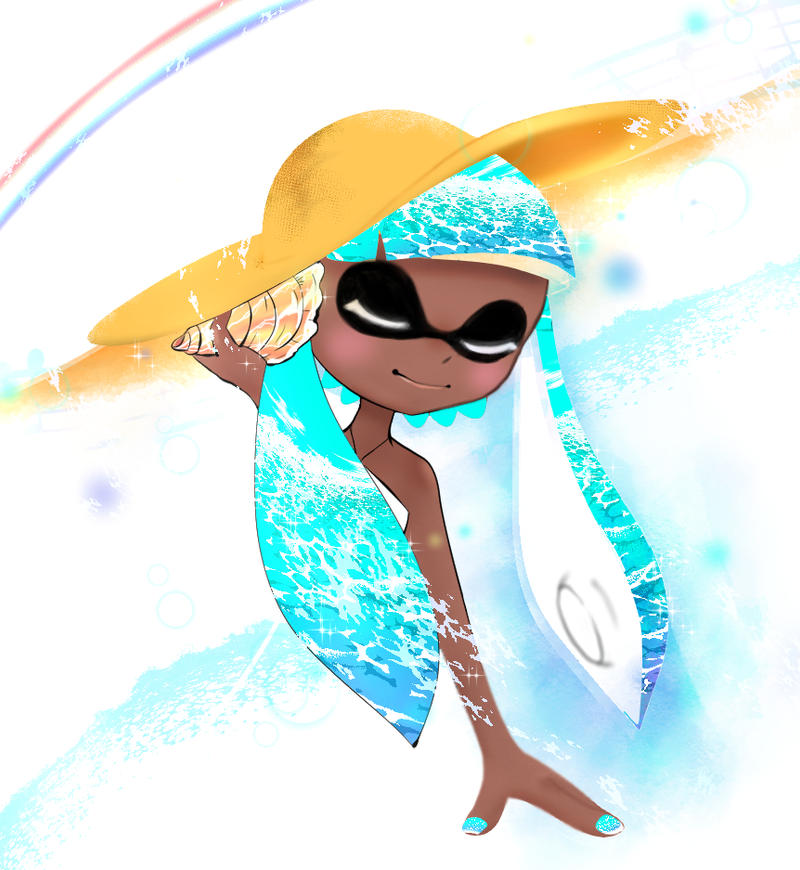 Inkling +seashell +beach+summer by rozeHart on DeviantArt