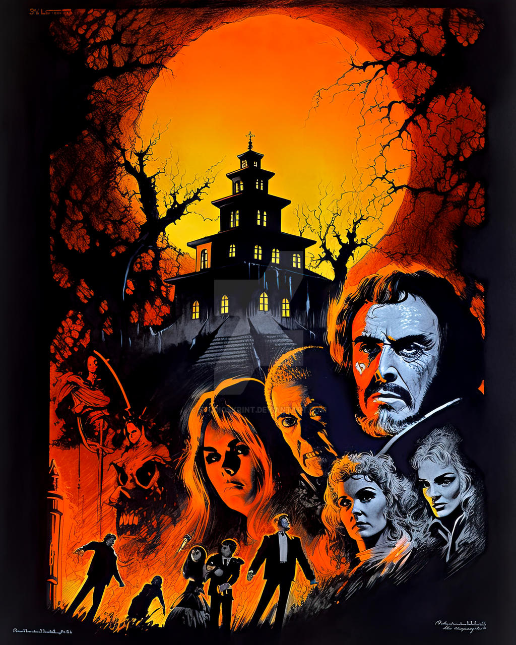 Horror Movie Poster Retro Vintage 1970s Style By Studioskrint On DeviantArt horror-movie-poster-retro-vintage-1970s-style-by-studioskrint-on-deviantart
