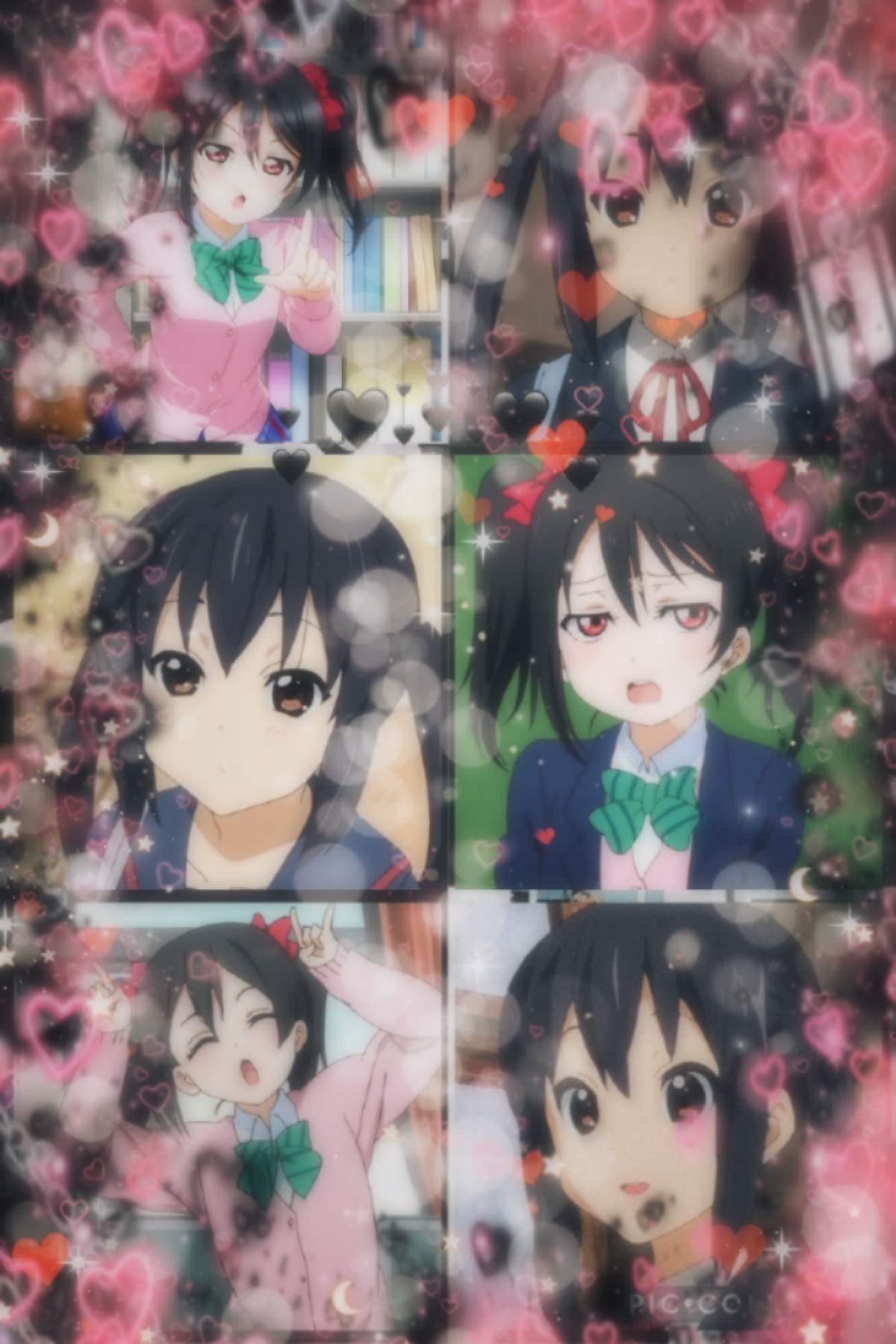 (CT) Nico Yazawa x Azusa Nakano Collage by ReginaTheAngel on DeviantArt