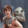 Luke and Yoda