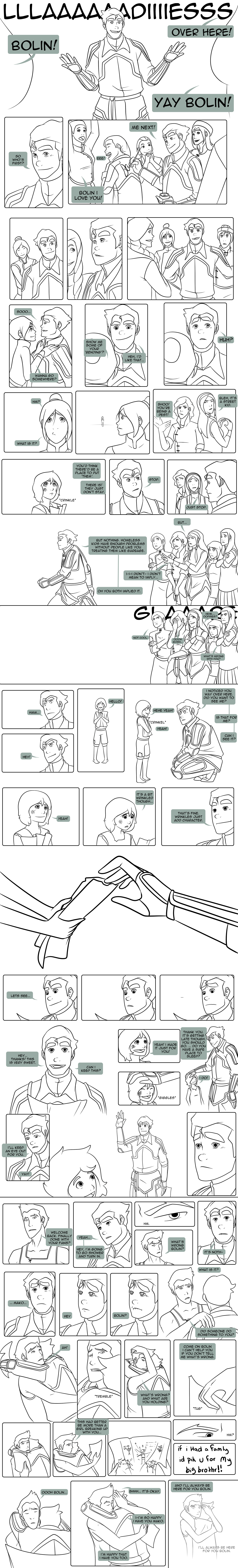 Legend of Korra - Little Fan :Bolin Comic: by lledra